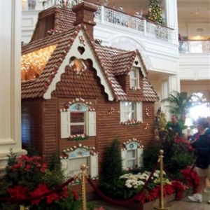 Gingerbread house at the Grand Floridian.