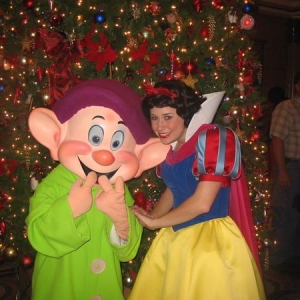Dopey and Snow White