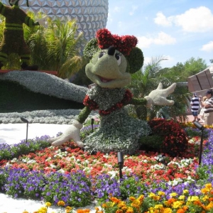 Flower and Garden Entrance display