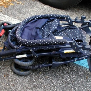 stroller swap-collapsed