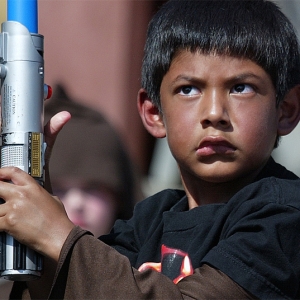 A young Jedi trainee