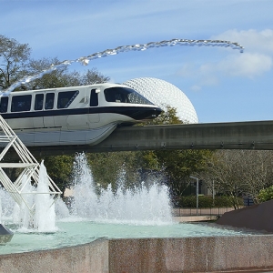 Leaping water w/ monorail