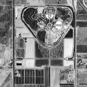 Disneyland 1955 aerial view