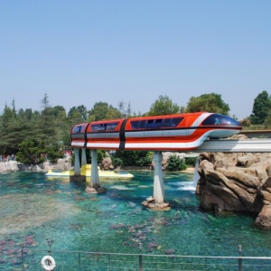 Disneyland Monorail Mark VII Orange 2