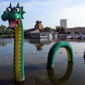 Lego Serpent at Downtown Disney