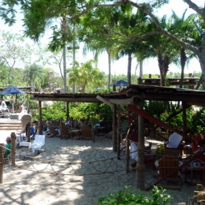 Cabanas near the Shark Pool Typhoon Lagoon