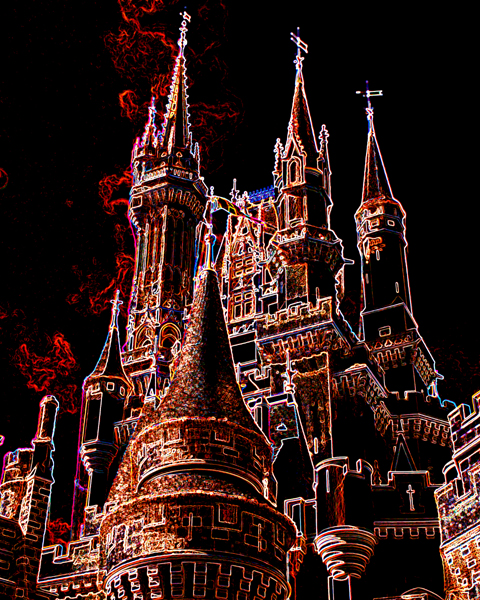 0 Cinderella Castle Close-up