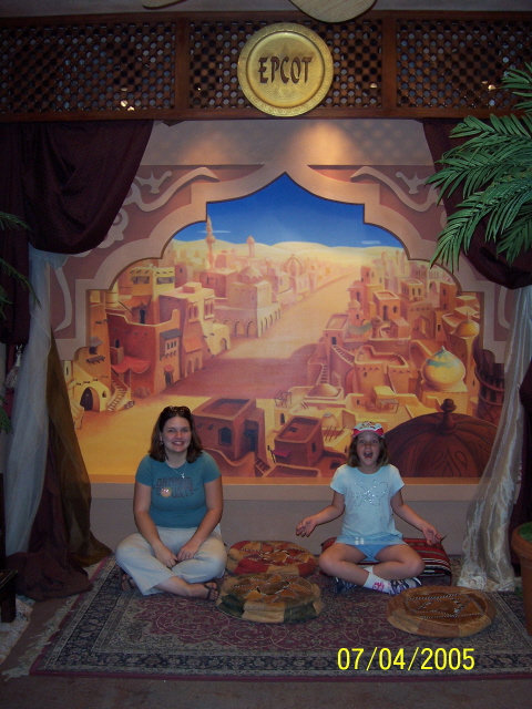 At the temple in Morocco Temple Epcot
