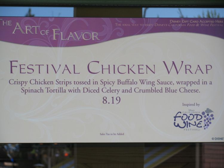 Chicken Wrap @ Farmers Market