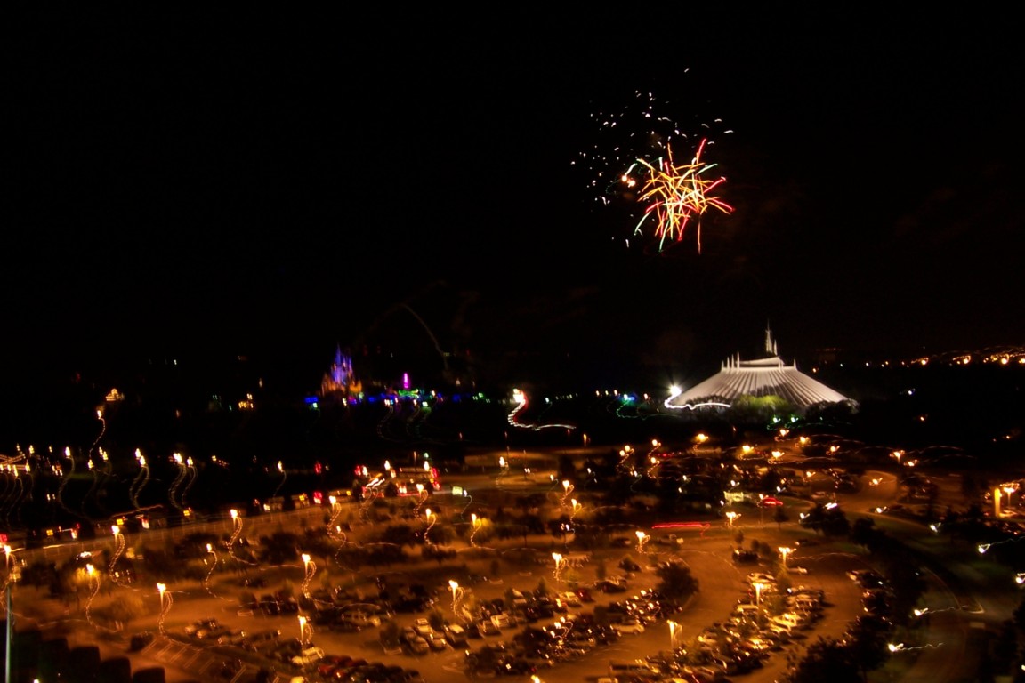 fireworks from our room