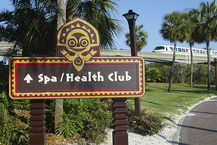 Health Club sign