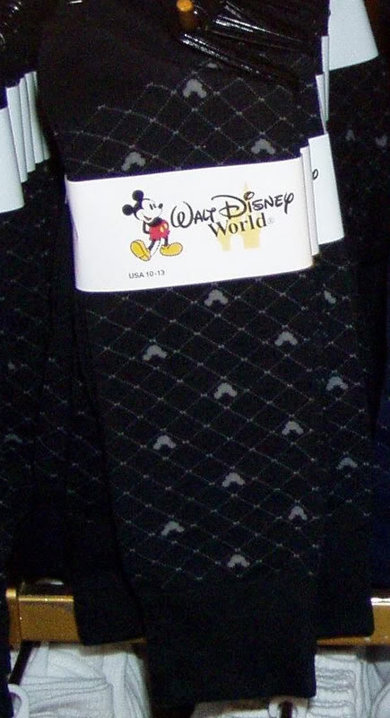 Mickey black dress socks