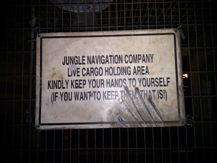 Sign at Jungle Cruise MK EMH