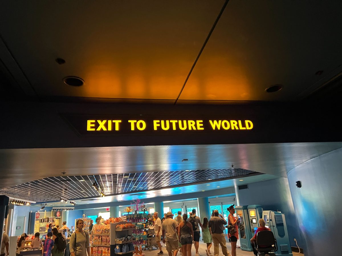 exit to future world sign