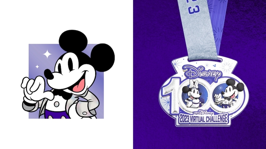 Disney100 Challenge runDisney medal
