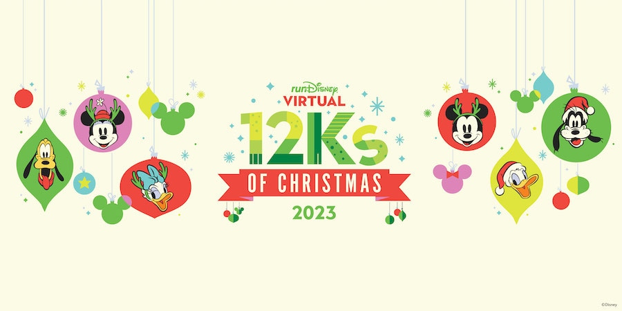 New runDisney Virtual 12Ks of Christmas Races logo