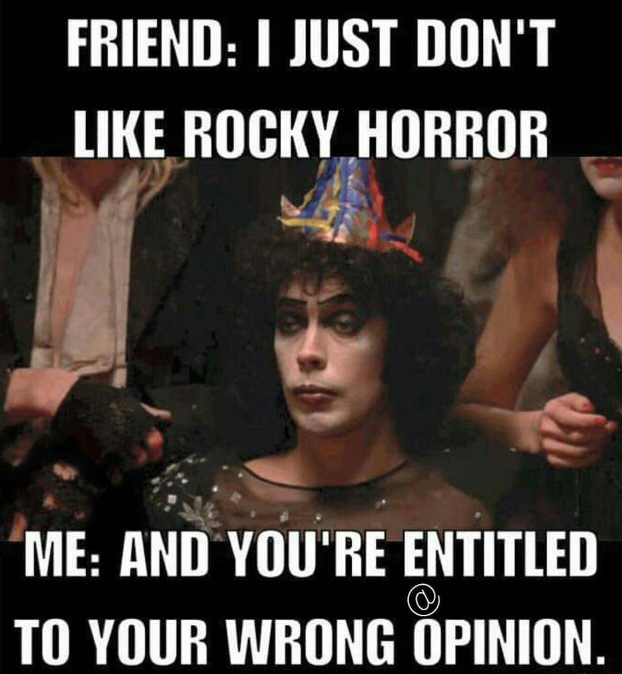 Image result for rocky horror picture show meme