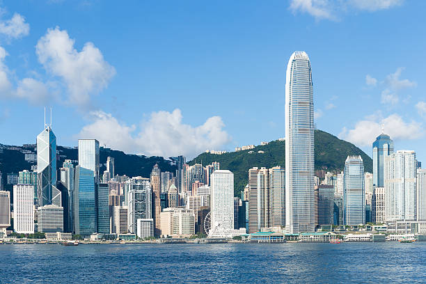 hong-kong-view-from-victoria-harbour-picture-id624880252